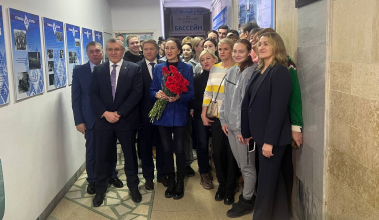 Открытие мемориальной доски Л.А. Ячменеву в спорткомплексе «Динамо».